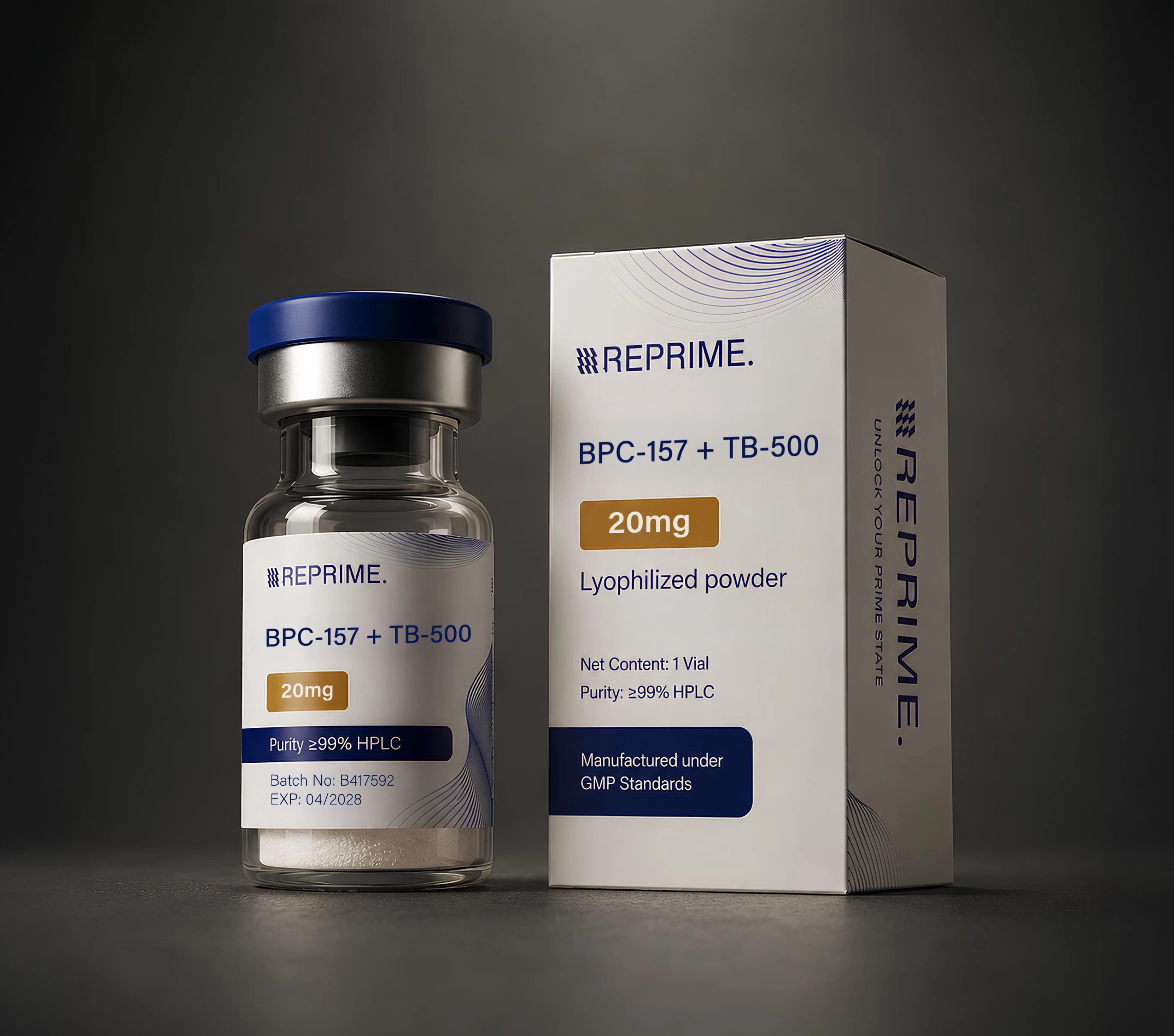 BPC-157 + TB-500 — Blended repair-research pair — research-grade peptide, HPLC verified